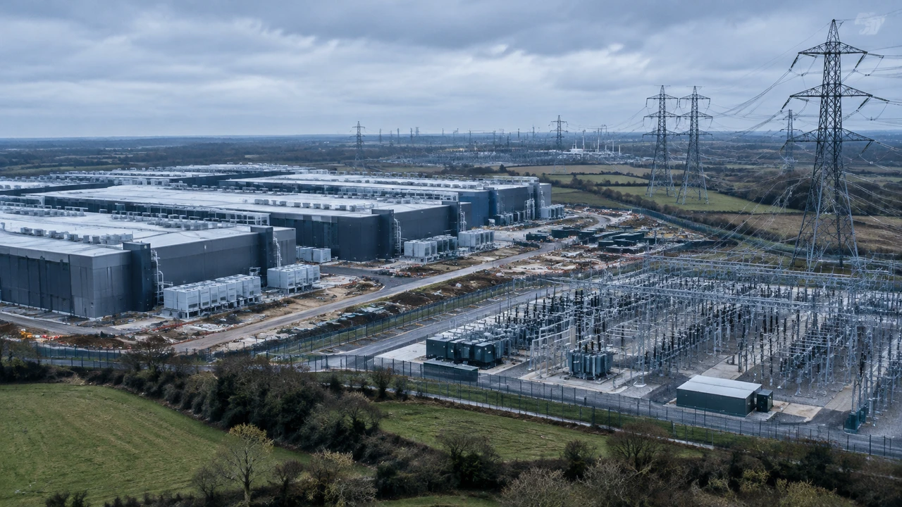 微软退出英国Nscale数据中心50MW使用合同:电力最早2030年代到位,AI算力扩张先遇电网约束插图1 英国AI数据中心项目与电力接入设施